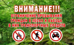 Введение ограничения пребывания граждан в лесах и въезда в них транспортных средств