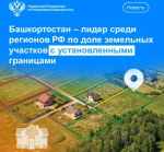 Башкортостан – лидер среди регионов РФ по доле земельных участков с установленными границами
